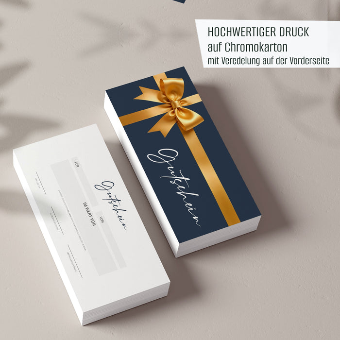 25 Geschenkgutscheine Weihachten zum selber ausfüllen