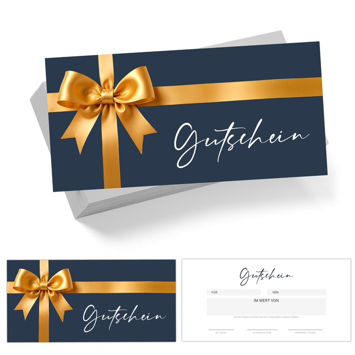 25 Geschenkgutscheine Weihachten zum selber ausfüllen