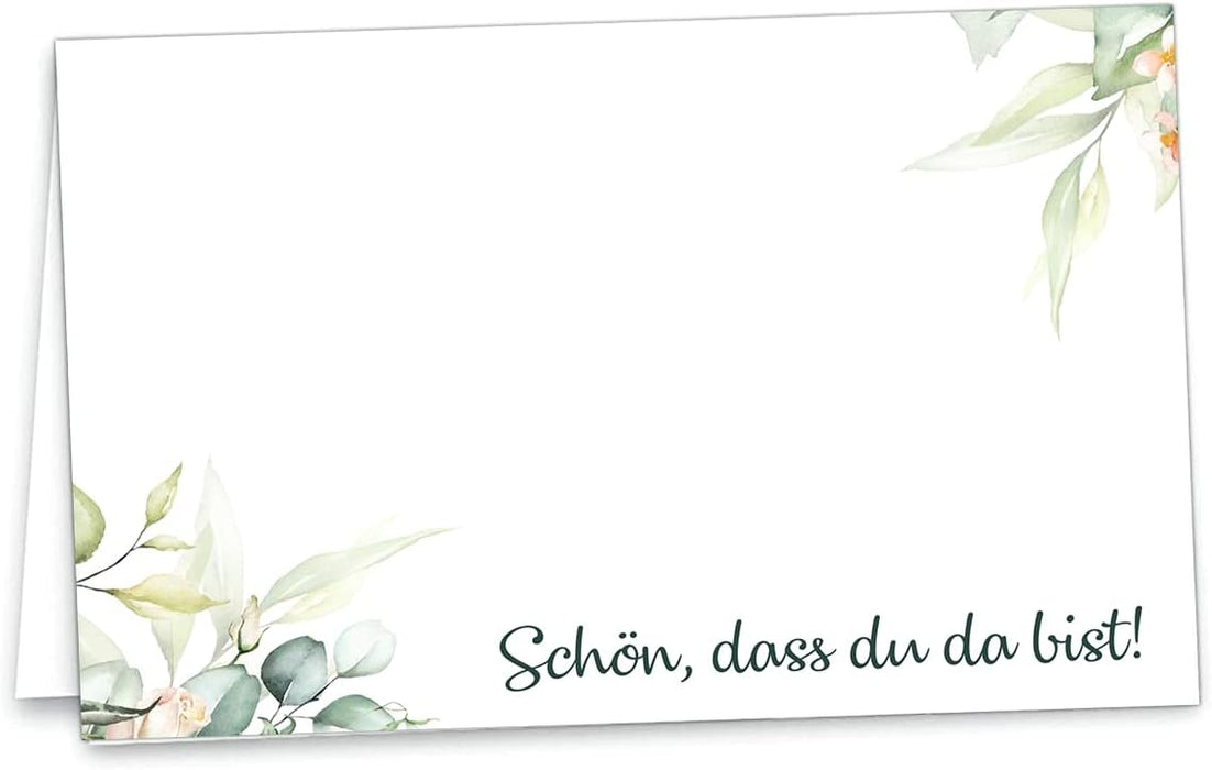 25 Tischkarten Hochzeit im Boho Style