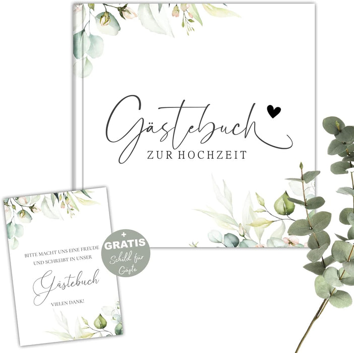 Hochzeit Gästebuch Hochzeit Fotobuch Hochzeitsbuch Gäste Hochzeiten Geschenk blanko Hardcover, stabile Bindung Fadenheftung Gästebuch Boho Hochzeit #D02
