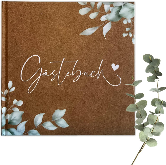 Geburtstag Gästebuch Hochzeit Boho Hochzeitsbuch Gäste Boho für Hochzeiten Hardcover, stabile Bindung Fadenheftung Geburtstag Gästebuch Taufe Vintage #D08