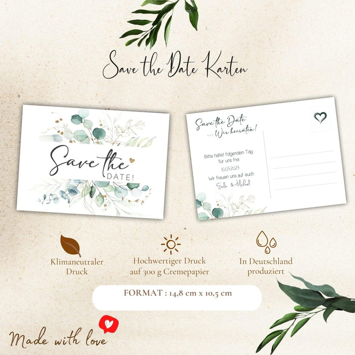 25 save the date Karten