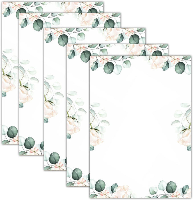 Menu Blanko Menükarten im Boho Design | 12 Stück DIN A5 | Individuell anpassbare Speisekarten und Getränkekarten für die Hochzeit und andere Anlässe | Tischdeko #K04