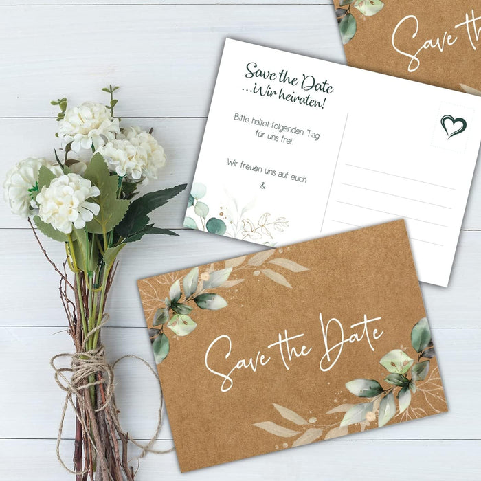 25 save the date Karten Hochzeit
