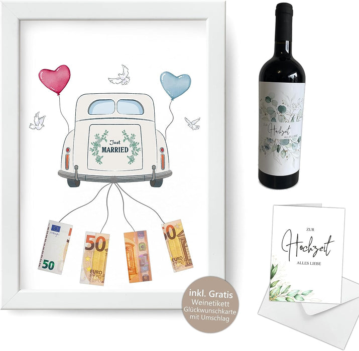 Geldgeschenk Hochzeit Geschenkidee Hochzeit Definition Poster Glückwunschkarte Hochzeit Geldgeschenk | Wandbild Geschenk Wanddeko | ohne Rahmen #L02