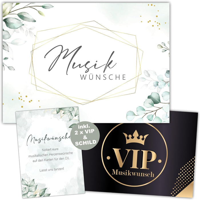 50 Musikwunschkarten inkl. VIP Karten