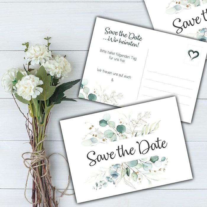 25 save the date Karten Hochzeit