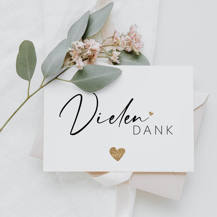 25 Dankeskarten