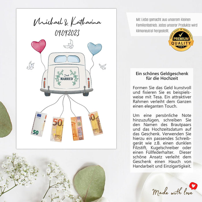 Geldgeschenk Hochzeit Geschenkidee Hochzeit Definition Poster Glückwunschkarte Hochzeit Geldgeschenk | Wandbild Geschenk Wanddeko | ohne Rahmen #L02