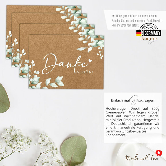 25 Dankeschön Karten