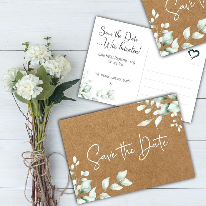 25 save the date Karten Hochzeit