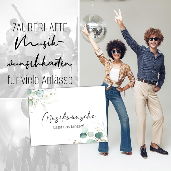 50 Musikwunschkarten