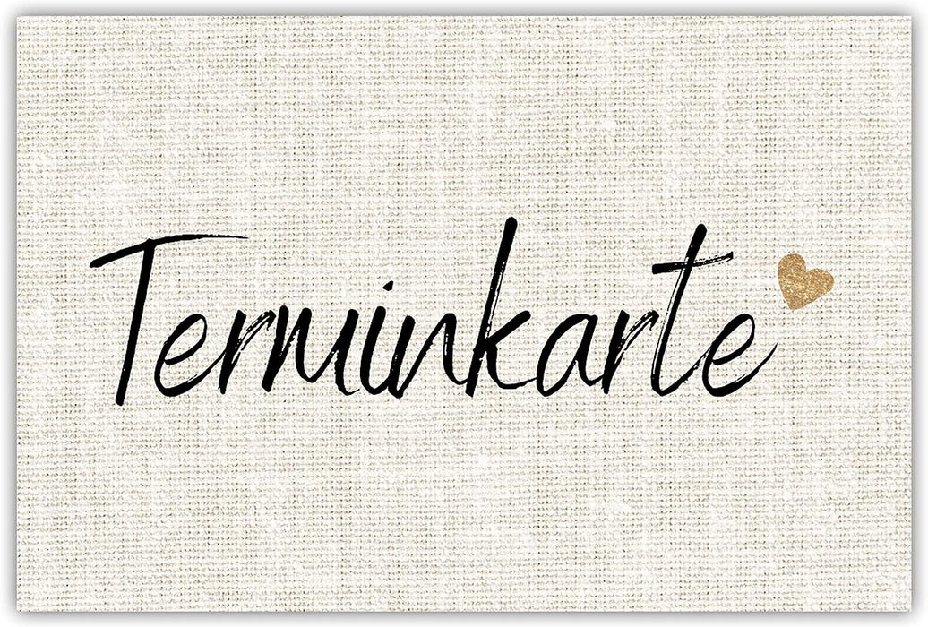 50 Schöne Terminkarten im schlichten Design | Terminkarte für Nagelstudio, Friseur, Massage, Termin Kosmetik, Physiotherapeut #F15