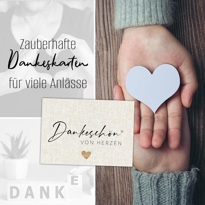 25 Dankeskarten