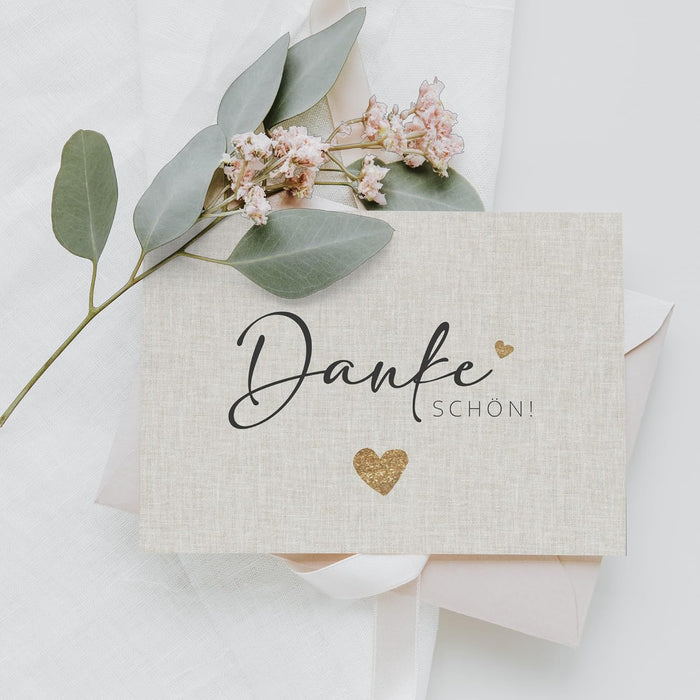 25 Dankeskarten