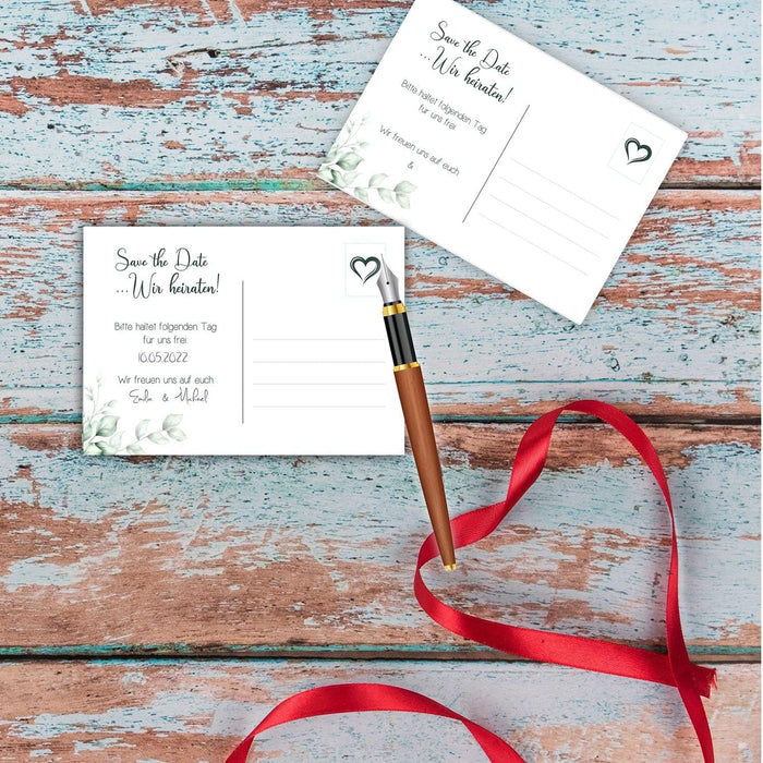 25 save the date Karten Hochzeit