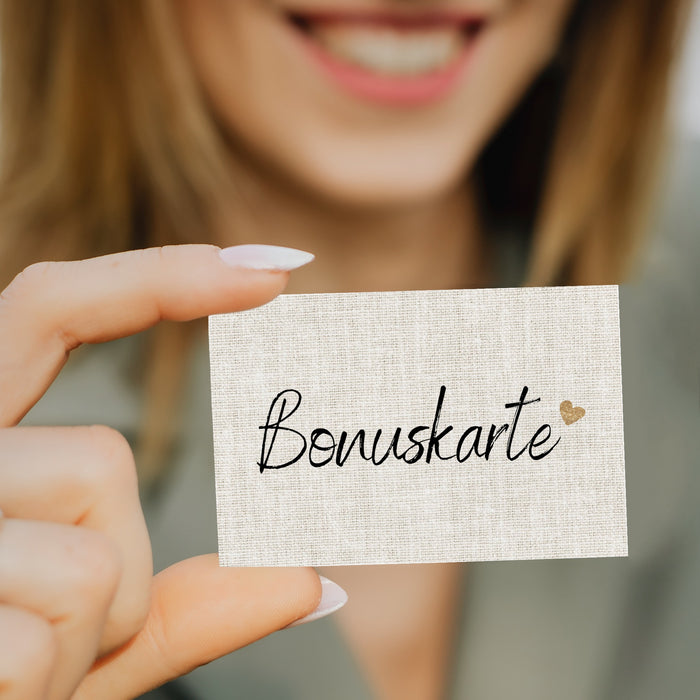 50 Bonuskarten | Stempelkarten für Nagelstudio | Friseur Massage Fußpflege Treuekarten