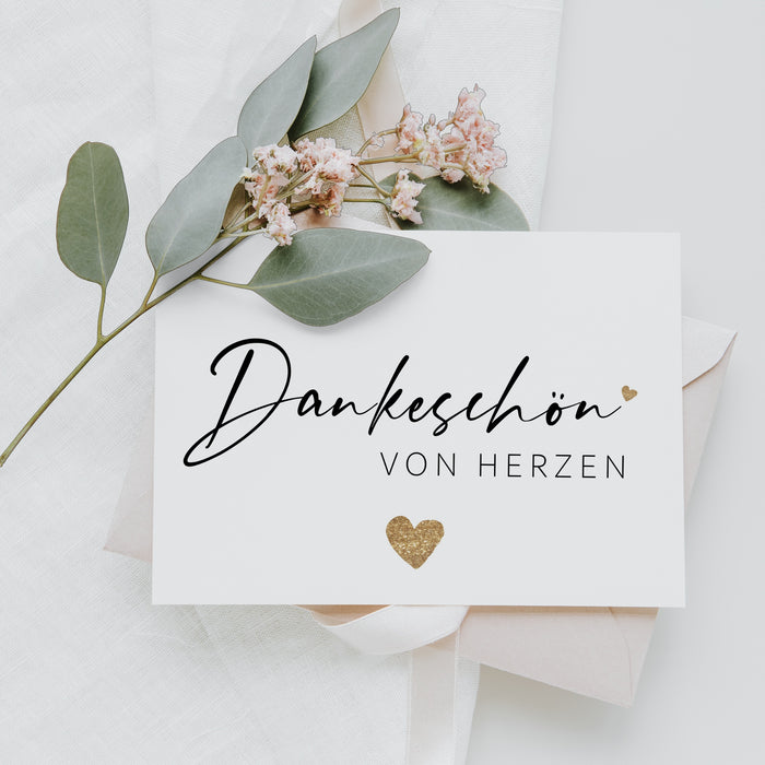 25 Dankeskarten
