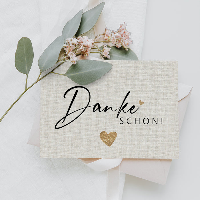 25 Dankeskarten