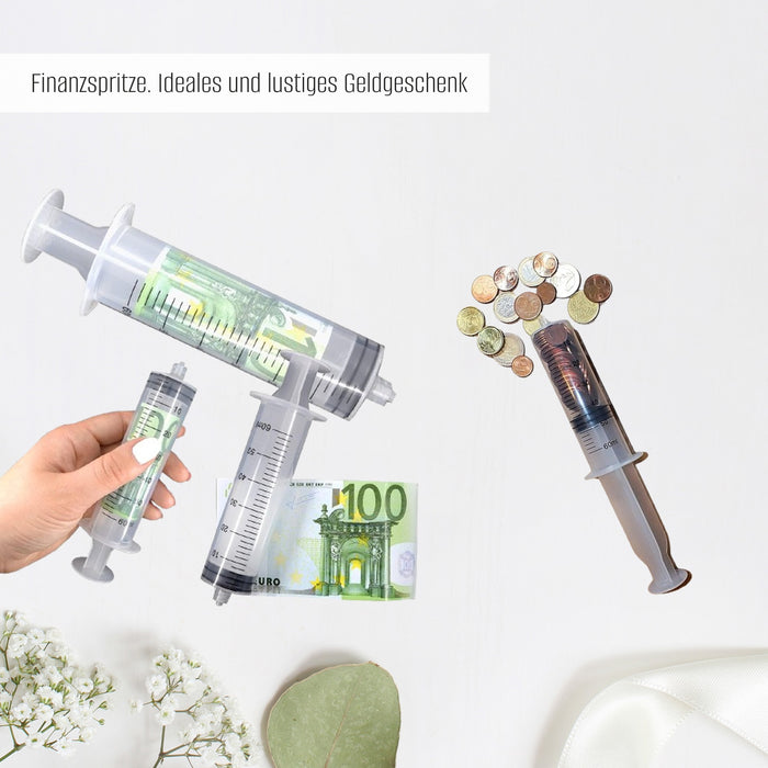 Geldspritze Finanzspritze Geldgeschenk Lustig Geschenkidee Geld Geschenk