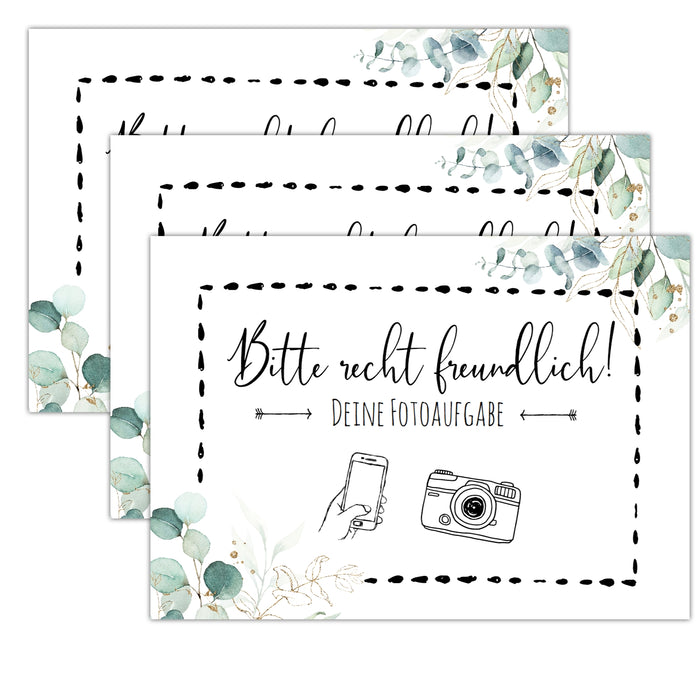 25er Set Fotoaufgabe Fotospiel Hochzeit | Geschenkidee Hochzeit