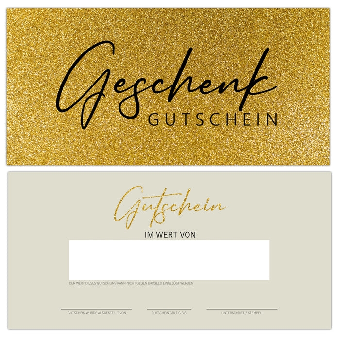40 Blanko Gutscheine zum selber ausfüllen