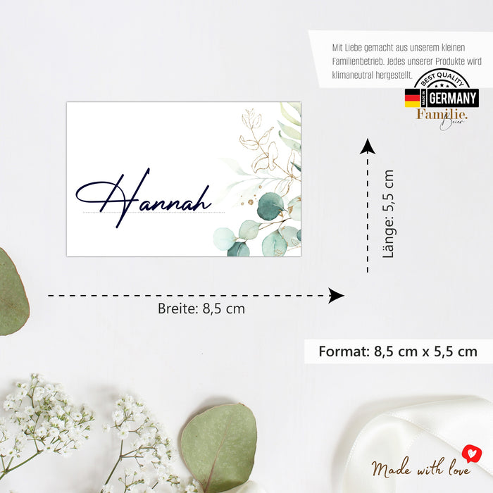 30 Tischkarten 15 Menükarten 30 Gastgeschenke zum selbst beschriften für Hochzeit