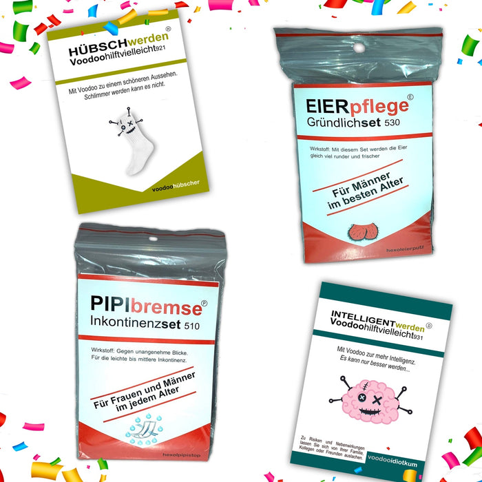 Lustige Geschenkidee Männer zum 18 30 40 50 60 | 5 teilig | Böse Geschenkidee | Spaßgeschenk