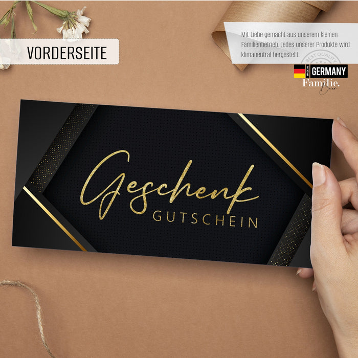 25 blanko Gutscheine zum selber ausfüllen für die Kosmetik Restaurant Friseur