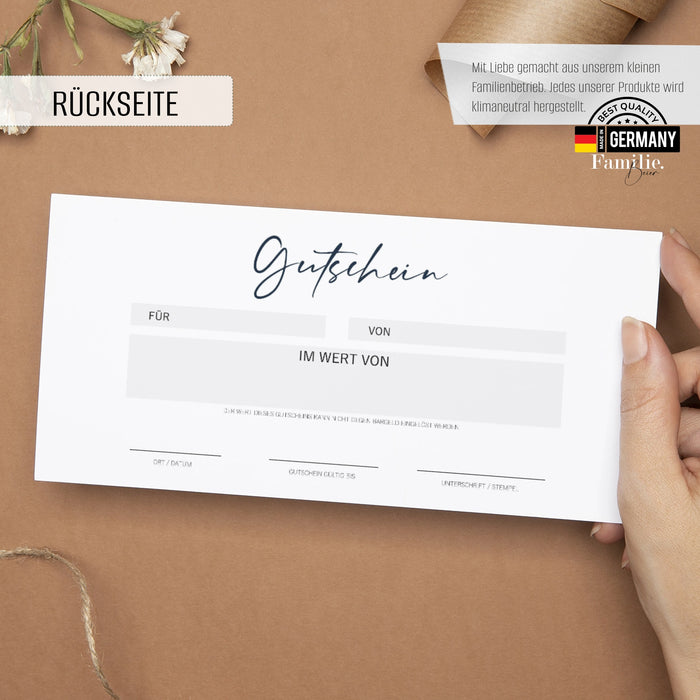 25 Weihachten Gutscheine zum selber ausfüllen