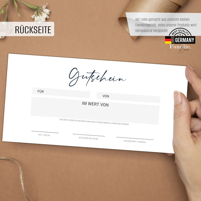 25 Geschenkgutscheine Weihachten zum selber ausfüllen