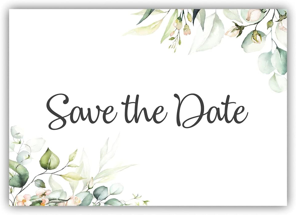 25 Save the Date Karten Hochzeit Wir heiraten Einladung Wedding Hochzeitsfeier Brautpaar Save the Date Postkarten Hochzeit Boho #A06