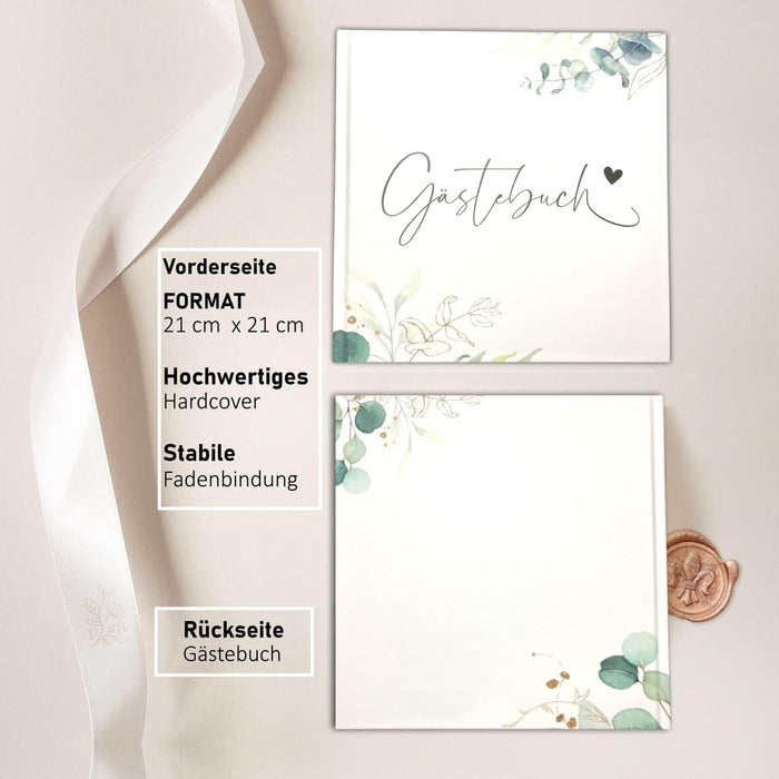 Geburtstag Gästebuch Hochzeit Boho Fotobuch Hochzeitsbuch Gäste Boho für Hochzeiten Hardcover, stabile Bindung Fadenheftung Geburtstag Gästebuch Taufe #D06