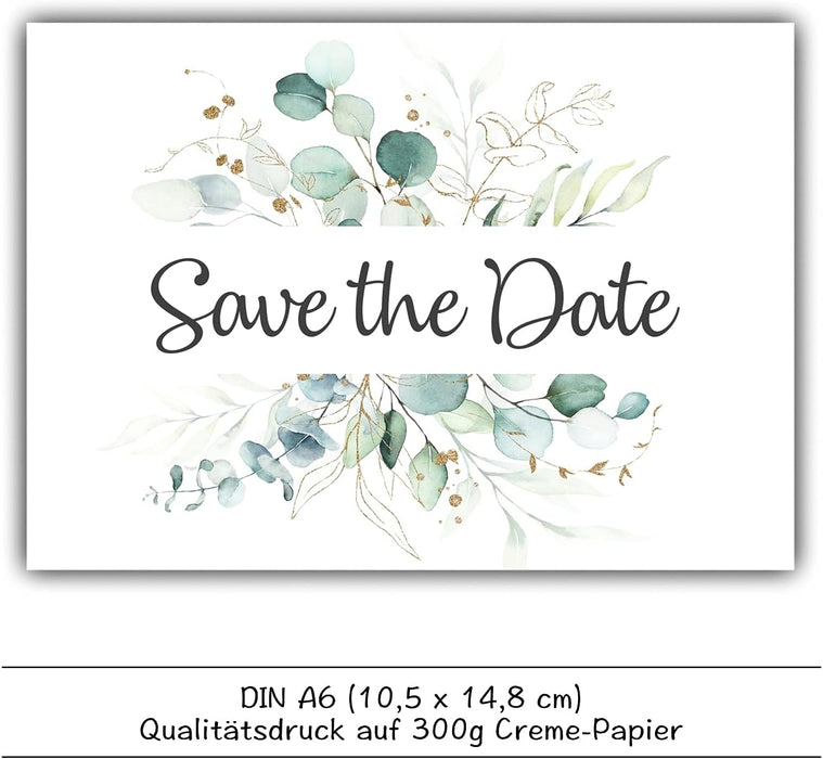 25 save the date Karten Hochzeit