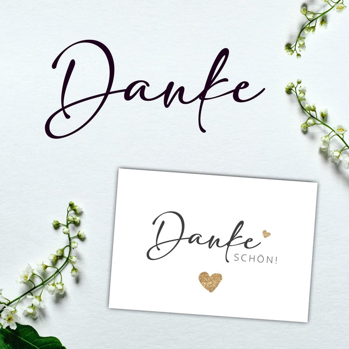 25 Dankeskarten