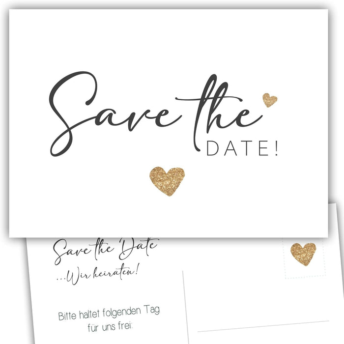 25 Save The Date Karten Hochzeit