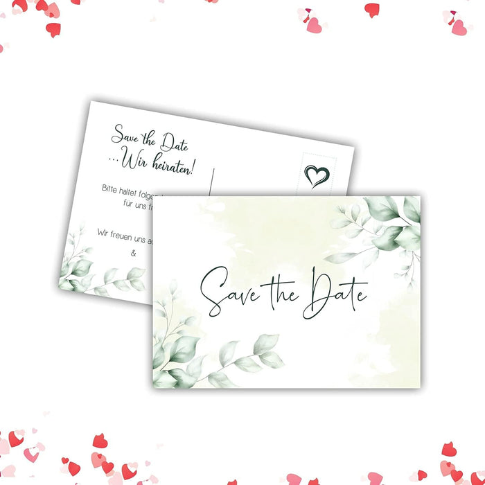 25 save the date Karten Hochzeit Wir heiraten Einladung Wedding Hochzeitsfeier Save the Date Postkarten Hochzeit Boho #A08