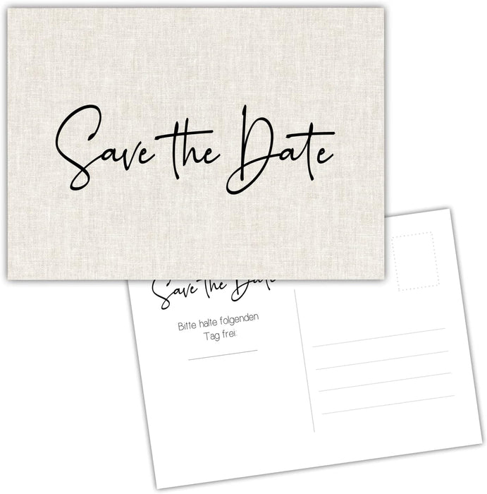25 save the date Karten Geburtstag