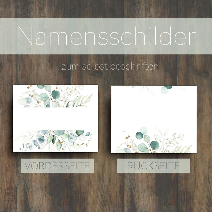 25 Tischkarten Hochzeit