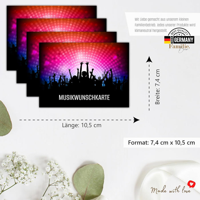 50 Musikwunschkarten inkl. VIP Karten