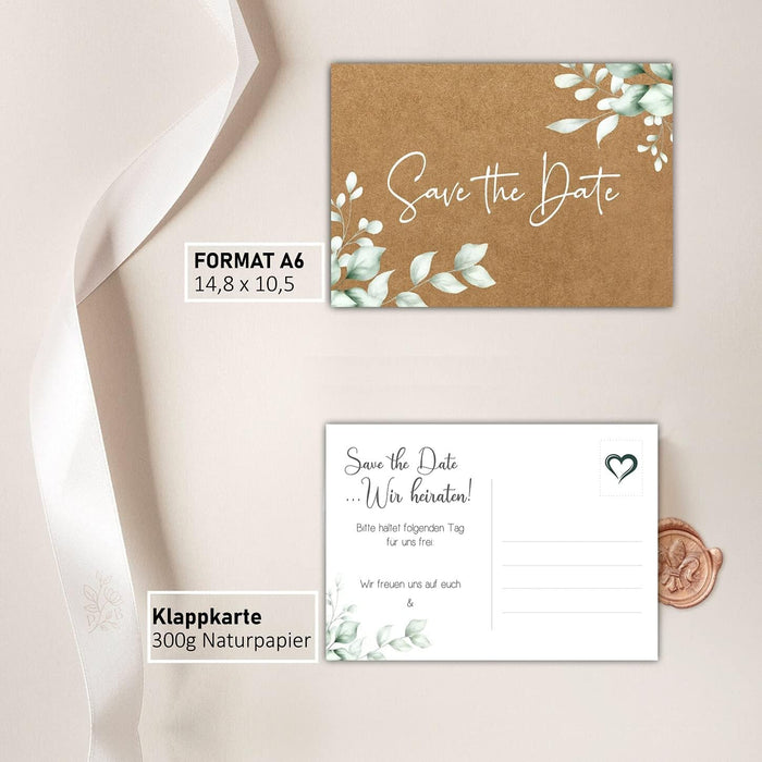 25 save the date Karten Hochzeit