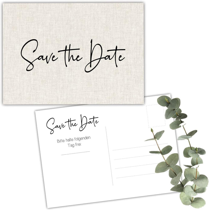 25 save the date Karten Geburtstag