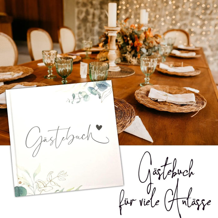 Geburtstag Gästebuch Hochzeit Boho Fotobuch Hochzeitsbuch Gäste Boho für Hochzeiten Hardcover, stabile Bindung Fadenheftung Geburtstag Gästebuch Taufe #D06
