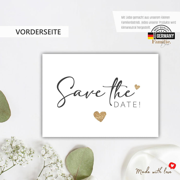 25 Save The Date Karten Hochzeit
