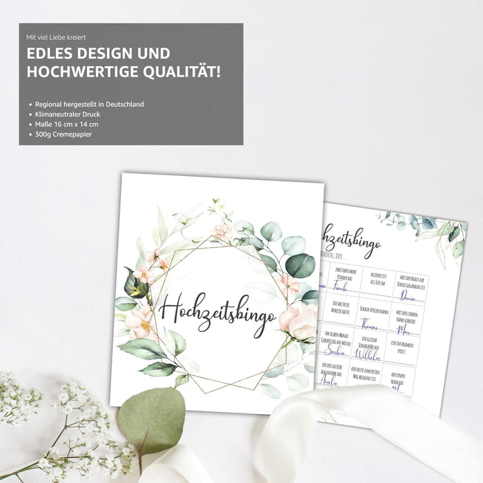 25 x Hochzeitsbingo Hochzeitsquiz Hochzeitsspiel Hochzeitsspiele für Gäste Hochzeitsspiel Brautpaar Hochzeitsgeschenk Hochzeitsfeier Bingo Hochzeit Boho #H26