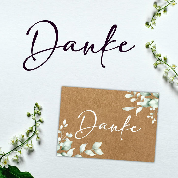 25 Dankeskarten