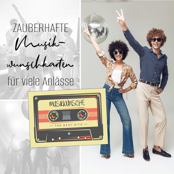 50 Musikwunschkarten