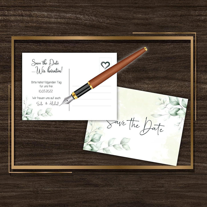 25 save the date Karten Hochzeit Wir heiraten Einladung Wedding Hochzeitsfeier Save the Date Postkarten Hochzeit Boho #A08