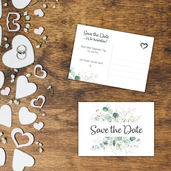 25 save the date Karten Hochzeit