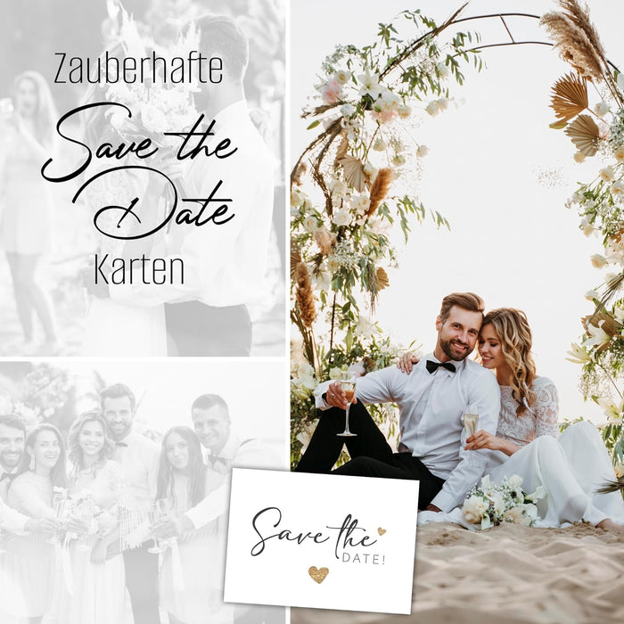25 Save The Date Karten Hochzeit